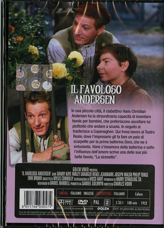 Il favoloso Andersen di Charles Vidor - DVD - 2