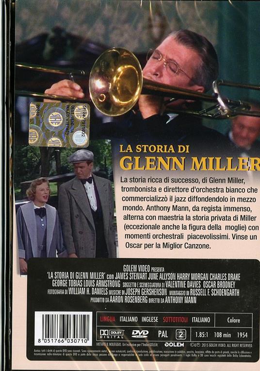 La storia di Glenn Miller di Anthony Mann - DVD - 2