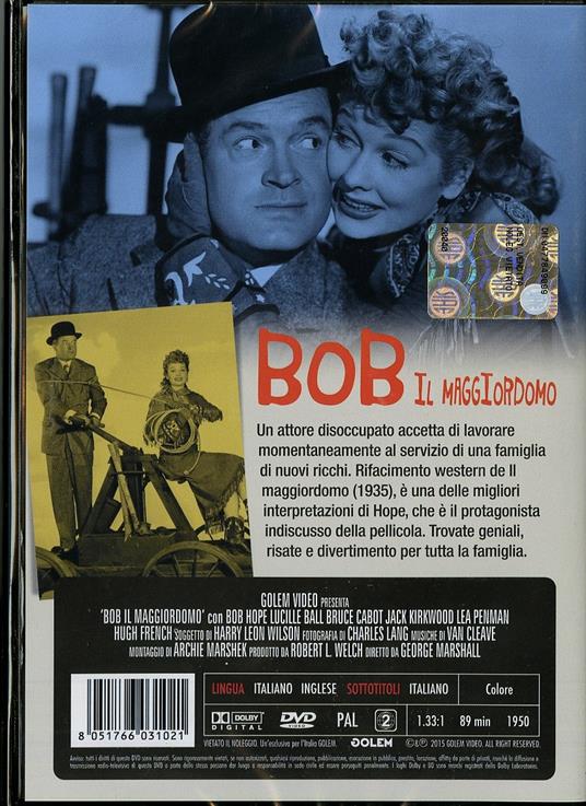 Bob il maggiordomo di George Marshall - DVD - 2