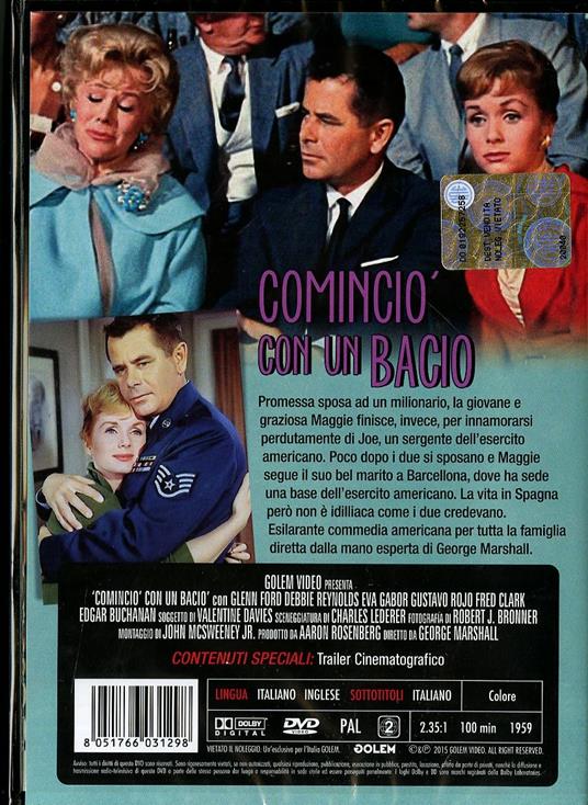 Cominciò con un bacio di George Marshall - DVD - 2