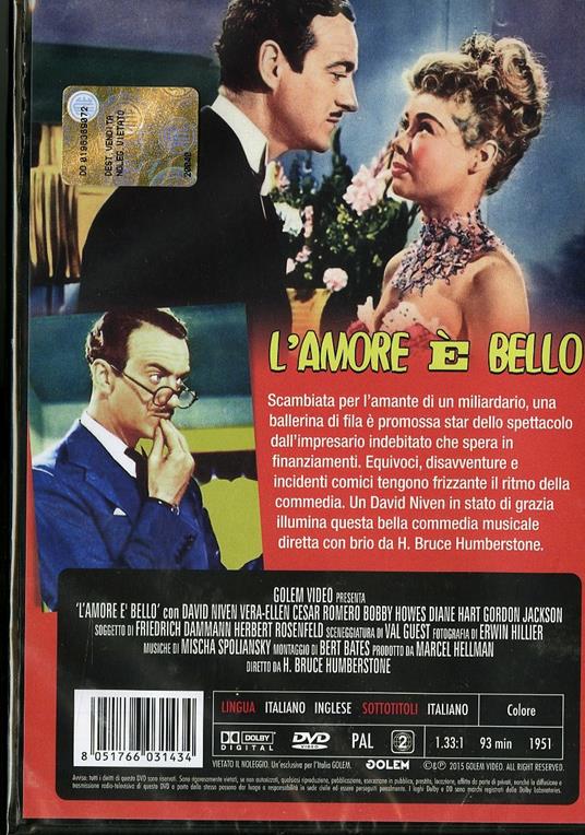 L' amore è bello di H. Bruce Humberstone - DVD - 2