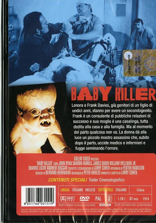 Baby Killer di Larry Cohen - DVD - 2
