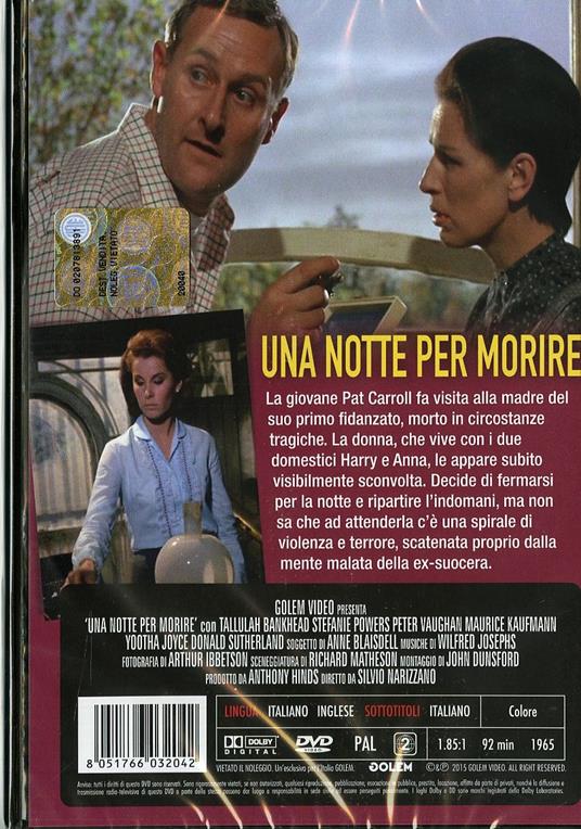 Una notte per morire di Silvio Narizzano - DVD - 2