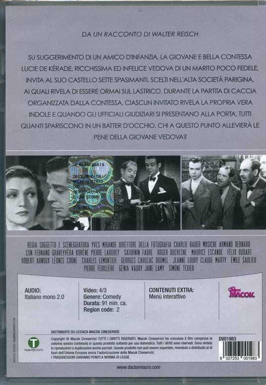 Sette uomini e una donna di Yves Mirande - DVD - 2