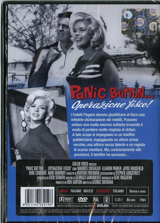 Panic Button... operazione fisco di Giuliano Carmineo,George Sherman - DVD - 2