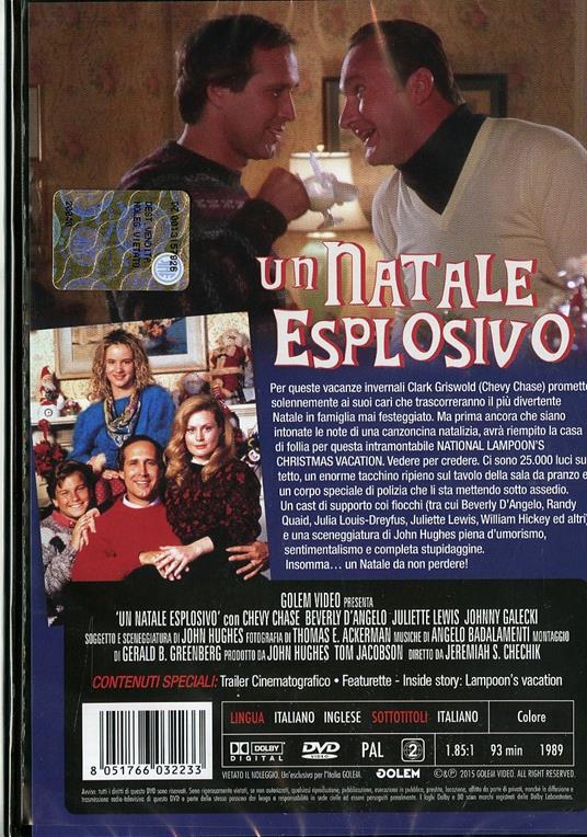 National Lampoon's Christmas Vacation. Un Natale esplosivo! di Jeremiah S. Chechik - DVD - 2