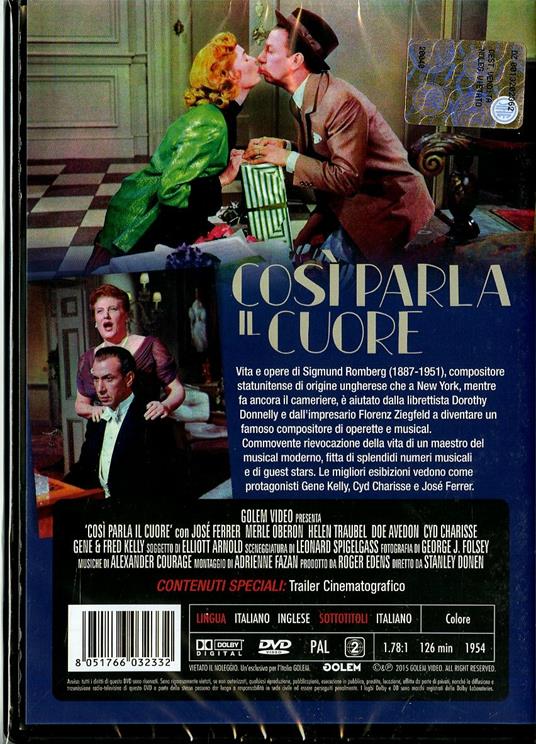 Così parla il cuore di Stanley Donen - DVD - 2