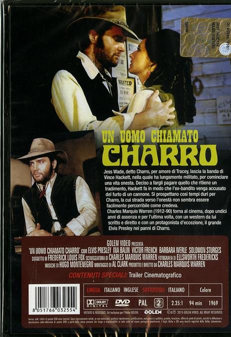 Un uomo chiamato Charro di Charles Marquis Warren - DVD - 2