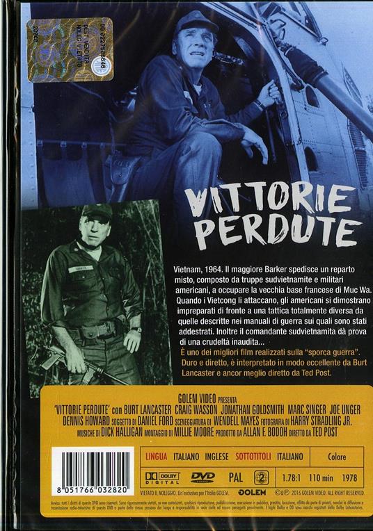 Vittorie perdute di Ted Post - DVD - 2