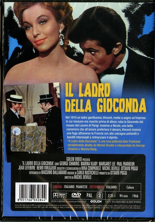 Il ladro della Gioconda di Michel Deville - DVD - 2