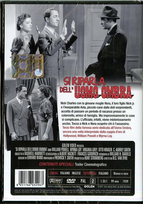 Si riparla dell'Uomo Ombra di Woody Van Dyke - DVD - 2