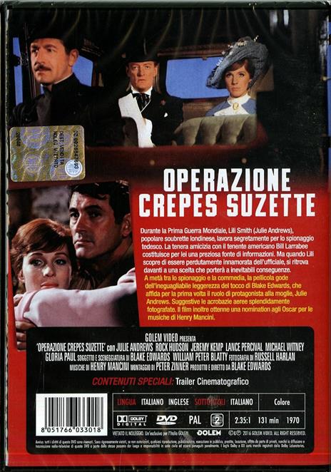 Operazione Crepes Suzette di Blake Edwards - DVD - 2