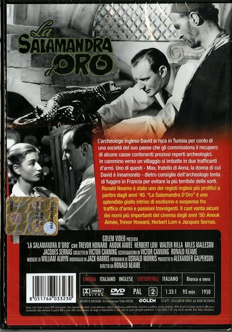 La salamandra d'oro di Ronald Neame - DVD - 2