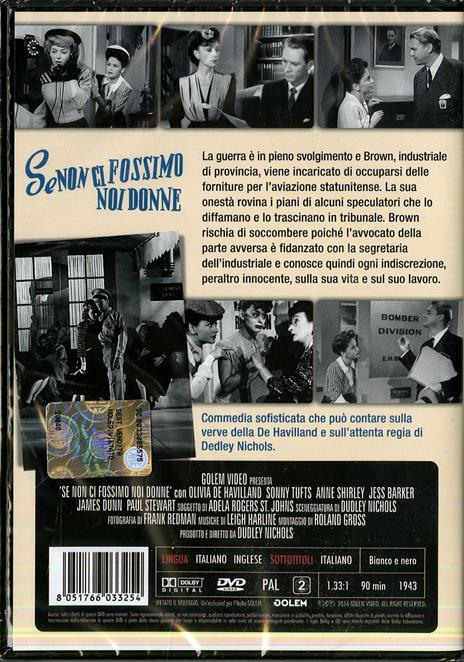 Se non ci fossimo noi donne di Dudley Nichols - DVD - 2