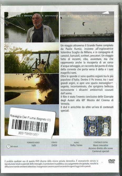 Il risveglio del fiume segreto. In viaggio sul Po con Paolo Rumiz di Alessandro Scillitani - DVD - 2