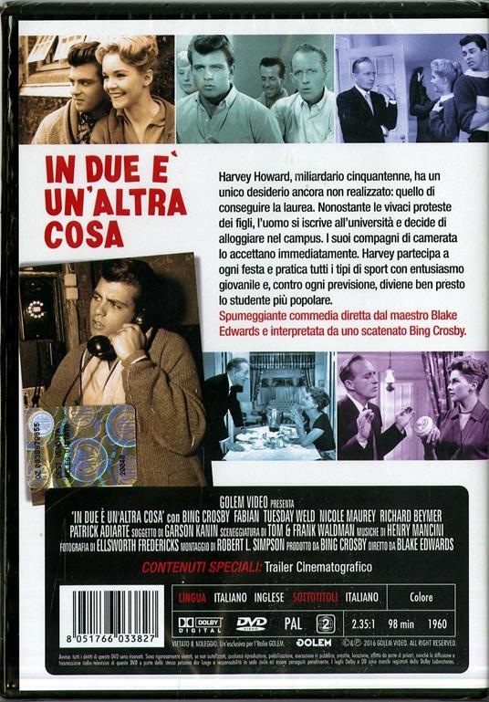 In due è un'altra cosa di Blake Edwards - DVD - 2