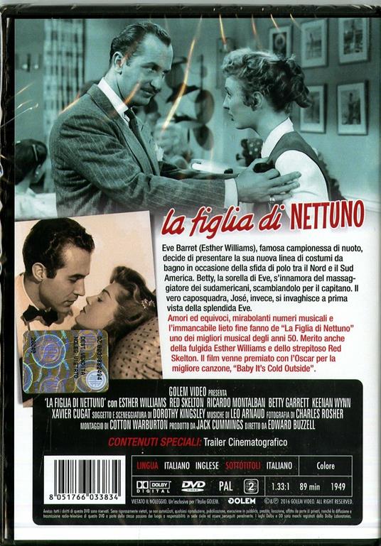 La figlia di Nettuno di Edward Buzzell - DVD - 2