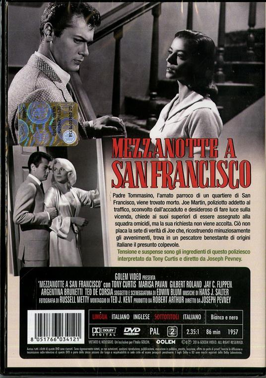 Mezzanotte a San Francisco di Joseph Pevney - DVD - 2