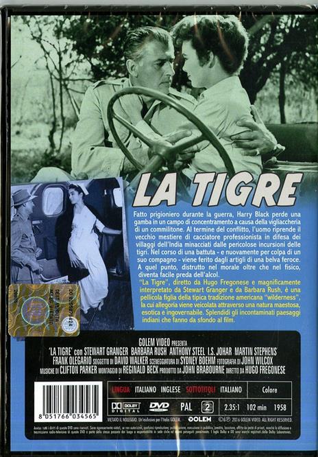 La tigre di Hugo Fregonese - DVD - 2