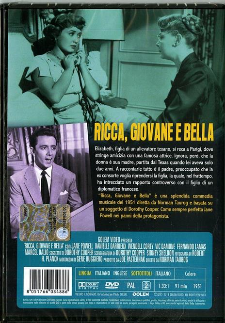 Ricca, giovane e bella di Norman Taurog - DVD - 2