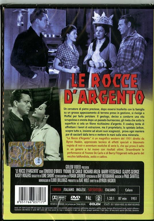 Le rocce d'argento (DVD) di Byron Haskin - DVD - 2