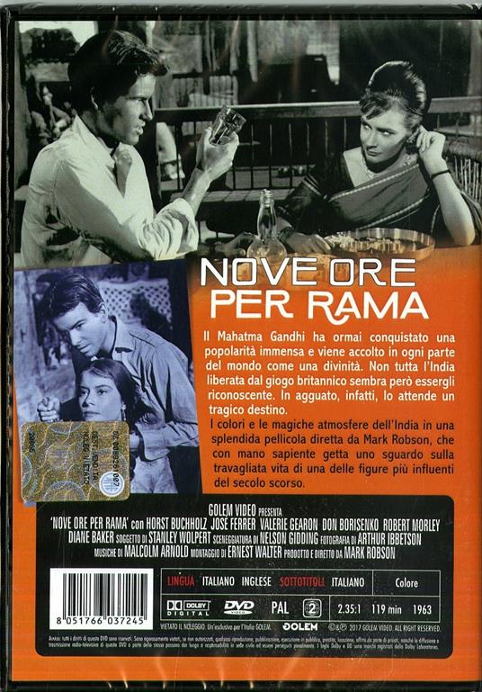 Nove ore per Rama (DVD) di Mark Robson - DVD - 2