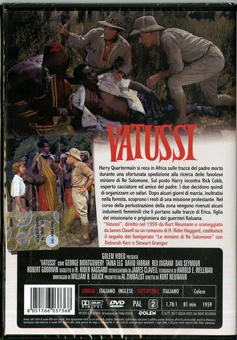 Vatussi (DVD) di Kurt Neumann - DVD - 2