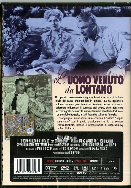 L' uomo venuto da lontano (DVD) di King Vidor - DVD - 2