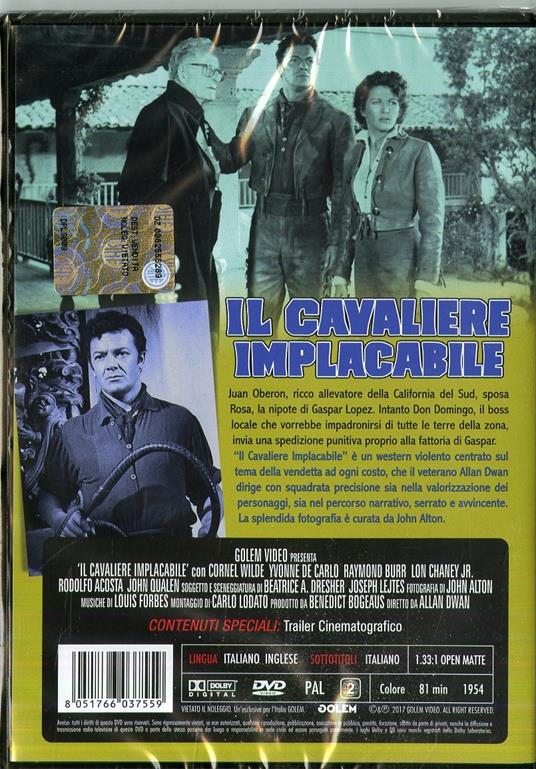 Il cavaliere implacabile (DVD) di Allan Dwan - DVD - 2