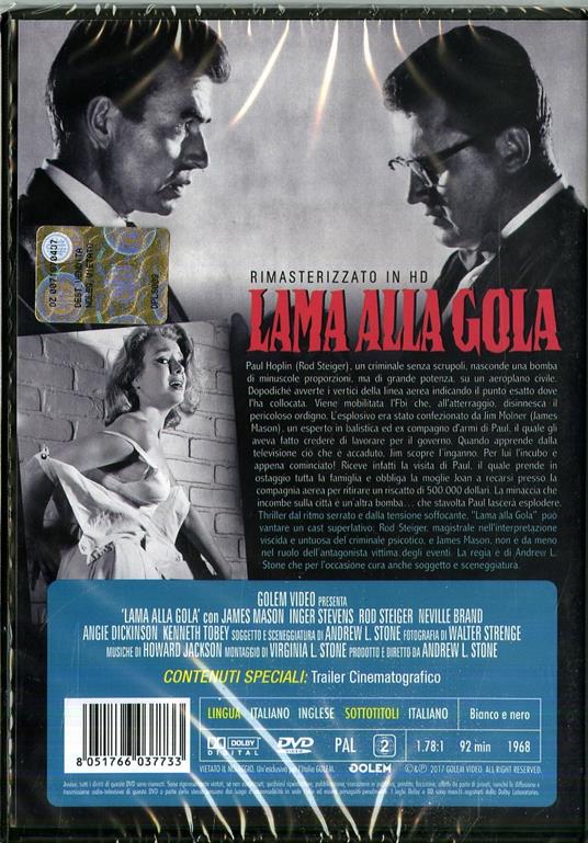 Lama alla gola (DVD) di Andrew L. Stone - DVD - 2