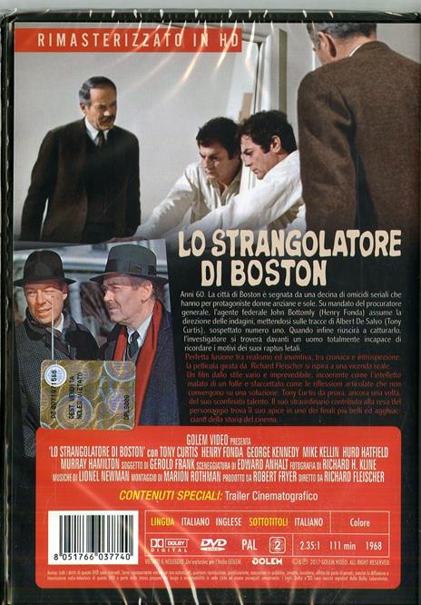 Lo strangolatore di Boston (DVD) di Richard Fleische - DVD - 2