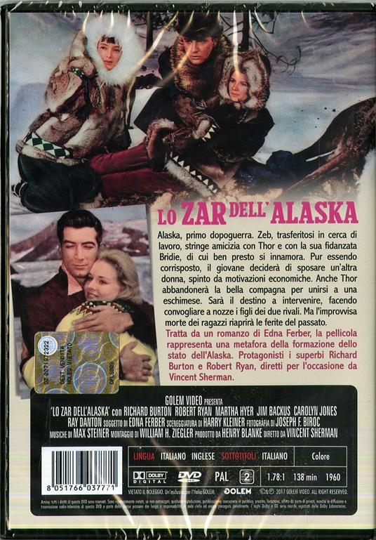 Lo zar dell'Alaska (DVD) di Vincent Sherman - DVD - 2
