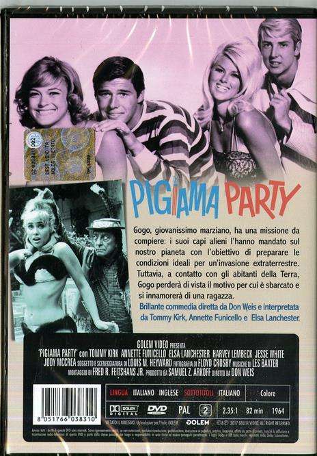 Pigiama Party (DVD) di Don Weis - DVD - 2