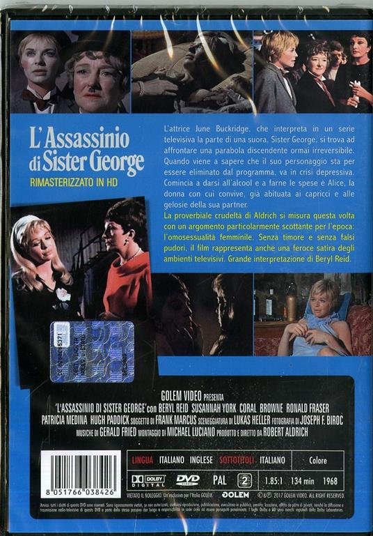 L' assassinio di Sister George. Rimasterizzato in HD (DVD) di Robert Aldrich - DVD - 2