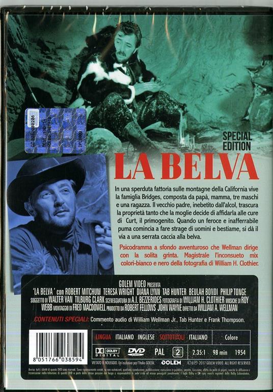 La belva. Special Edition (DVD) di William A. Wellman - DVD - 2