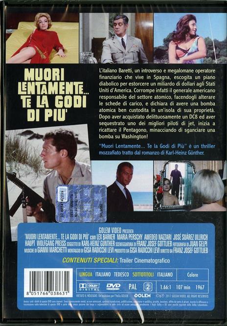 Muori lentamente… te la godi di più (DVD) di Franz Josef Gottlieb - DVD - 2