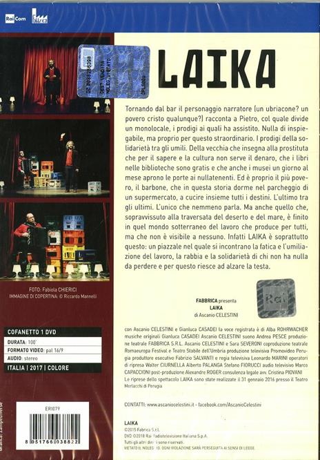 Laika (DVD) di Ascanio Celestini - DVD - 2