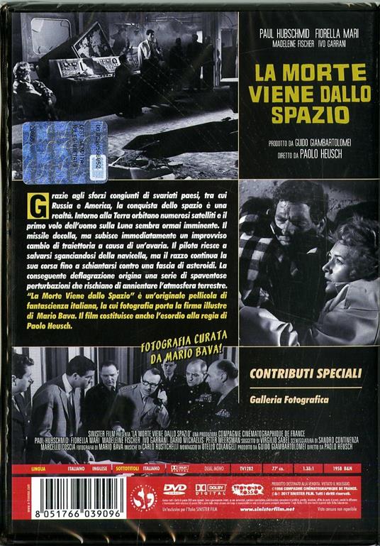 la  morte viene dallo spazio (DVD) di Paolo Heusch - DVD - 2