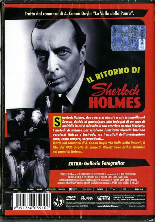 Il ritorno di Sherlock Holmes (DVD) di Leslie S. Hiscott - DVD - 2