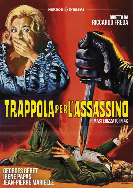 Trappola per l'assassino. Rimasterizzato in 4K (DVD) di Riccardo Freda - DVD