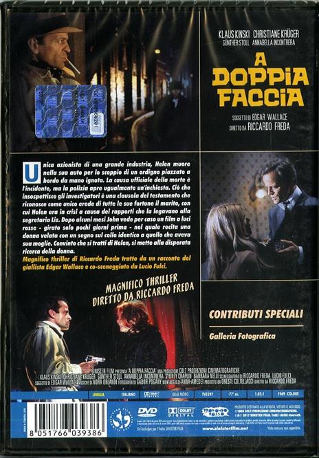 A doppia faccia (DVD) di Riccardo Freda - DVD - 2