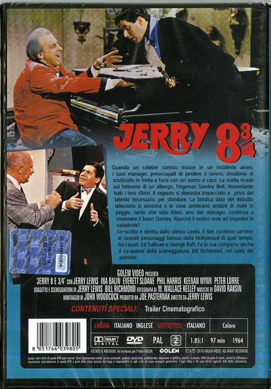 Jerry 8 e 3/4 (DVD) di Jerry Lewis - DVD - 2