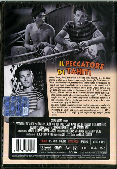 Il peccatore di Tahiti (DVD) di Charles Vidor - DVD - 2