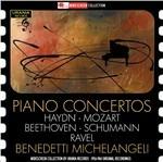 Concerti per pianoforte - CD Audio di Ludwig van Beethoven,Franz Joseph Haydn,Wolfgang Amadeus Mozart,Maurice Ravel,Robert Schumann,Arturo Benedetti Michelangeli