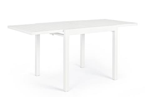 Tavolo Pelagius Allungabile 83/166x80 Bianco Da Esterno Giardino Interno - 2