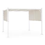 Gazebo Slide 3x3 cm bianco-tortora