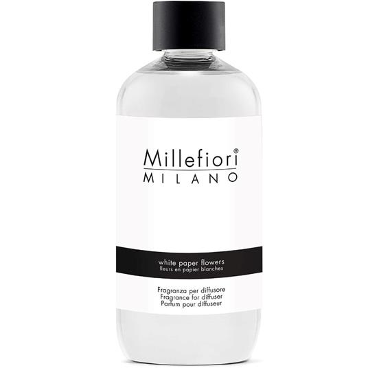 Millefiori Ricarica Diffusore Stick 500 Ml White Paper Flowers Profumo Casa Interni