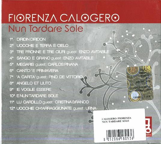 Nun tardare sole - CD Audio di Fiorenza Calogero - 2