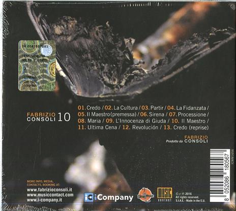 10 - CD Audio di Fabrizio Consoli - 2