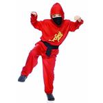 Costume Ninja Taglia S Per Bambini Abito Con Accessori Completo Carnevale